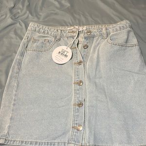 Denim skirt. New with tags.